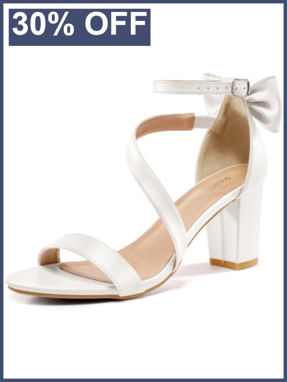 Comfortable Block Heel Sandals with Cushioned Insole and Ankle Strap